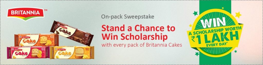 Britannia Cakes Scholarship Offer Banner